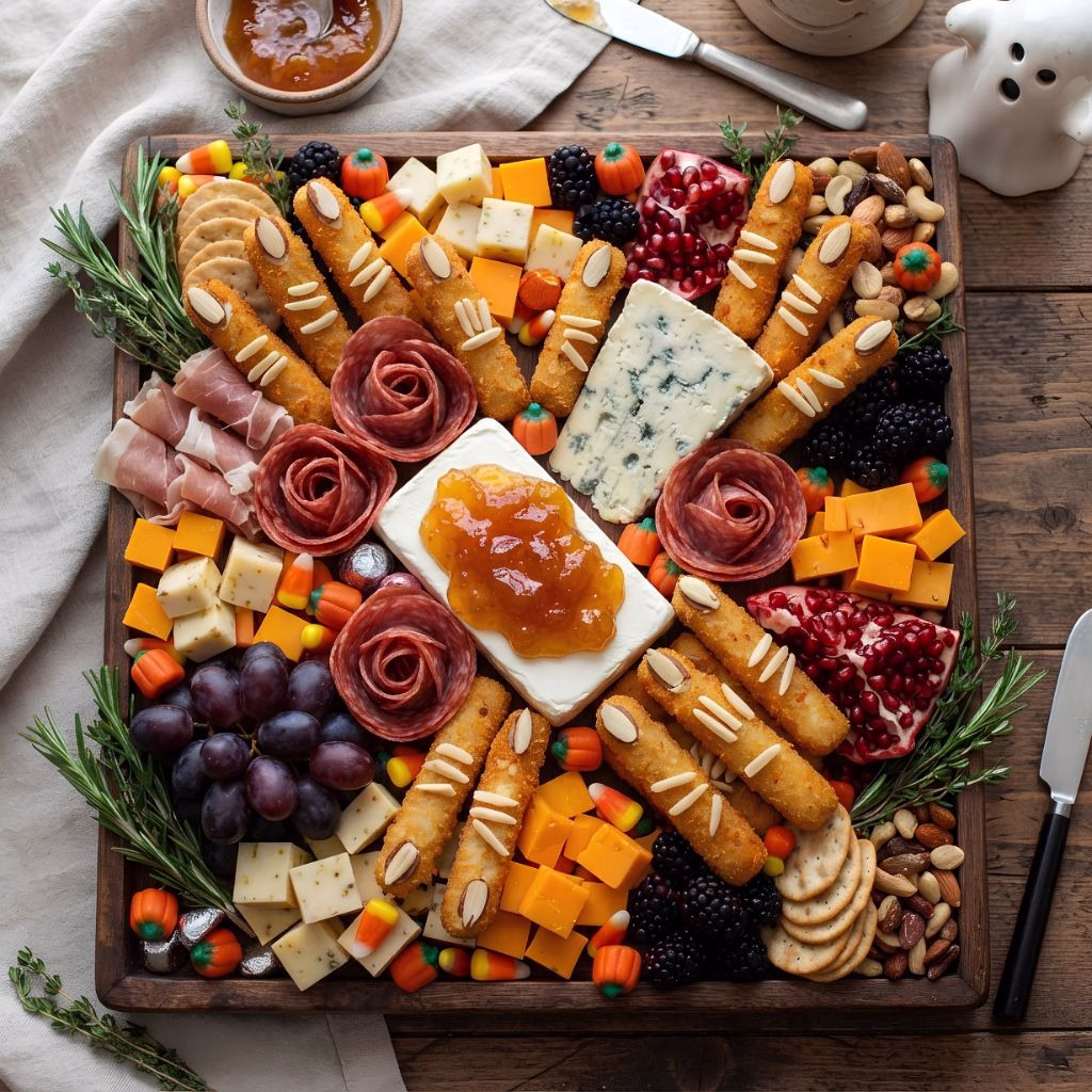 Halloween Meat Cheese Board Recipe