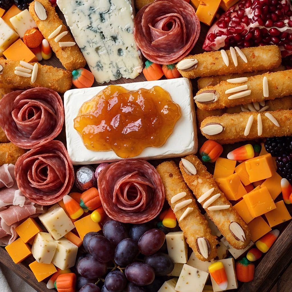 Halloween Meat Cheese Board Recipe