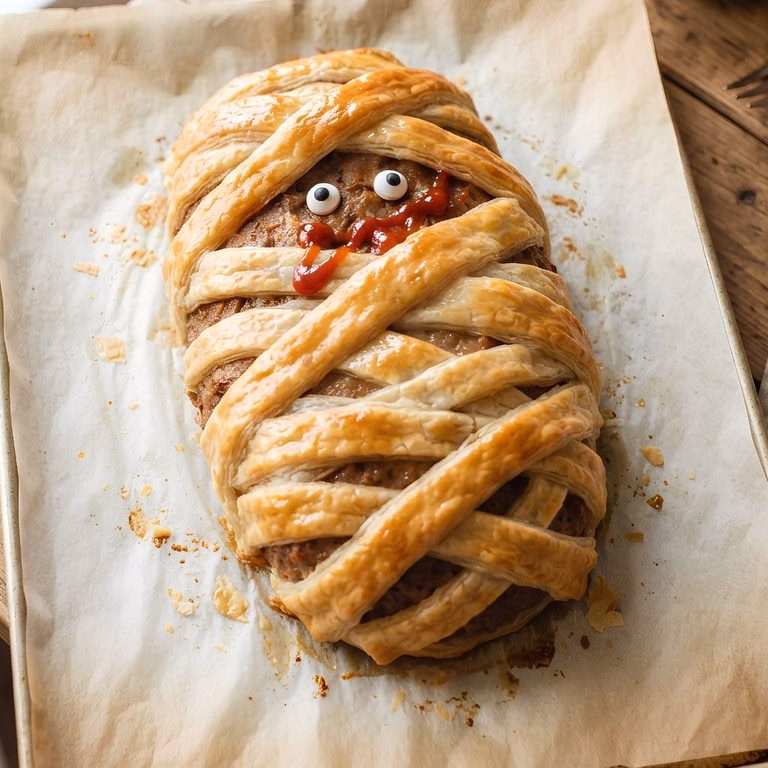 Halloween Mummy Meatloaf Recipe