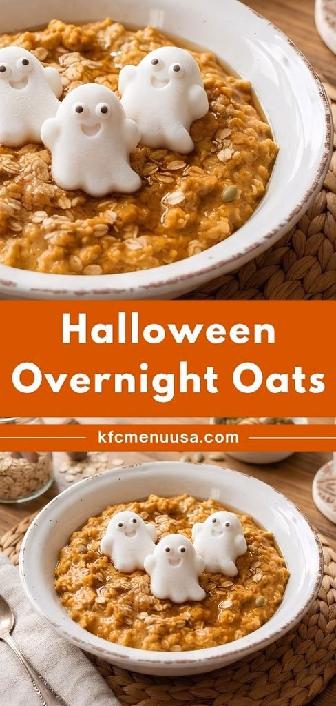 Halloween Overnight Oats Recipe