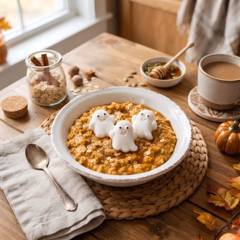 Halloween Overnight Oats Recipe