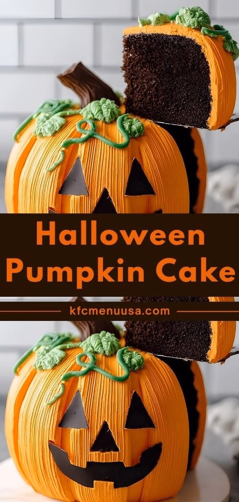 Halloween Pumpkin Cake Recipe