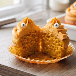 Halloween Pumpkin Cupcakes Recipe
