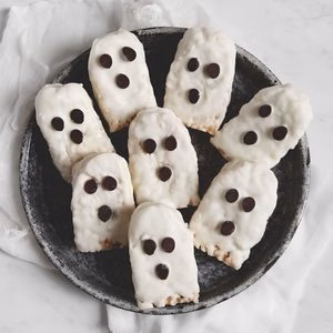 Halloween Rice Krispie Ghost Recipe