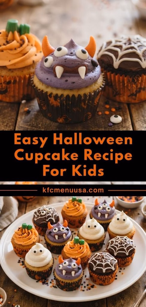 Easy Halloween Cupcake Recipe for Kids