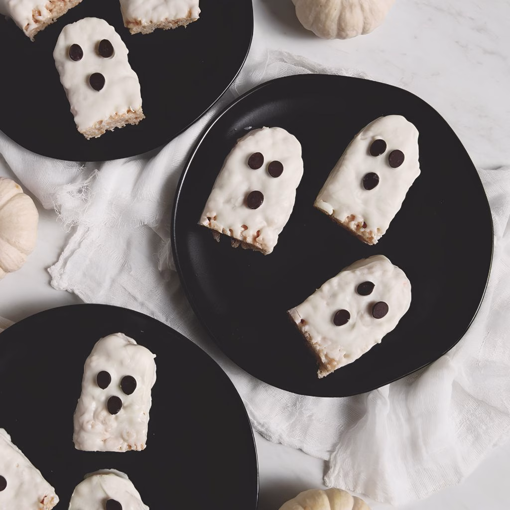 Halloween Rice Krispie Ghost Recipe