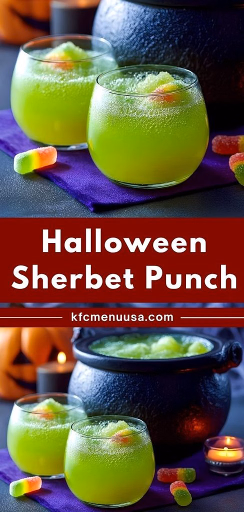 Halloween Sherbet Punch Recipe