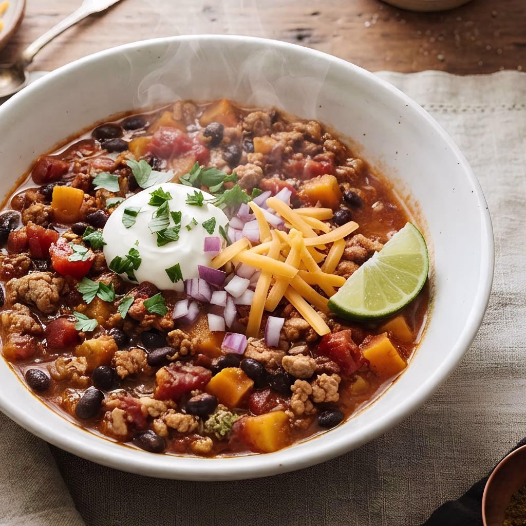 Halloween Slow Cooker Chili Recipe