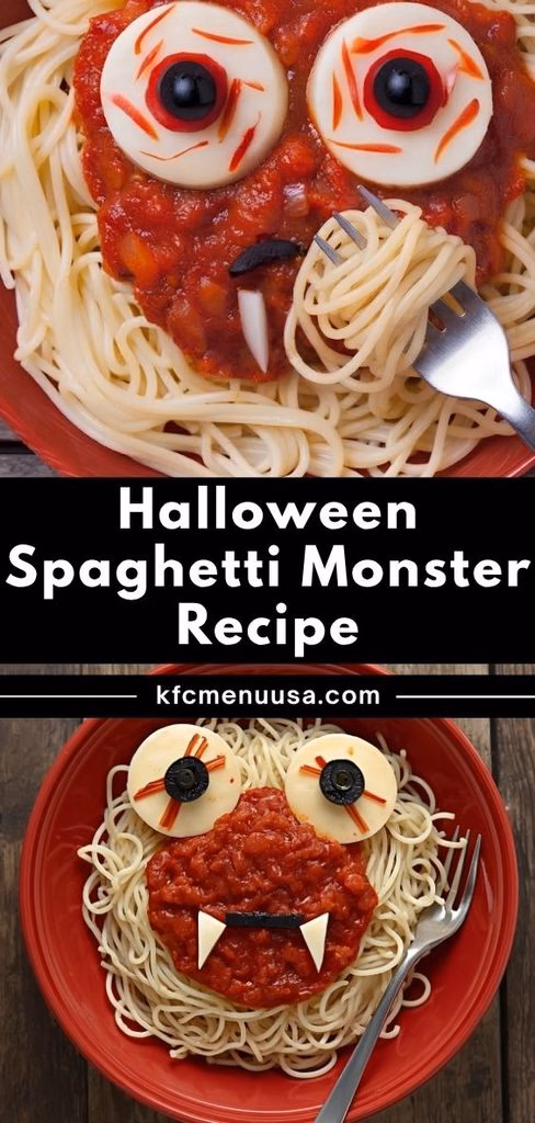 Halloween Spaghetti Monster Recipe