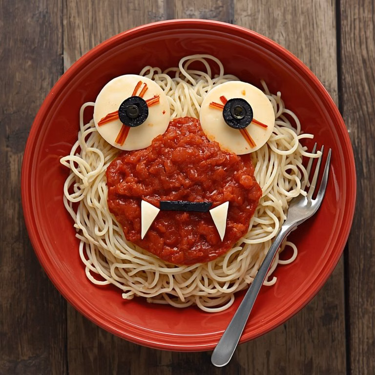 Halloween Spaghetti Monster Recipe