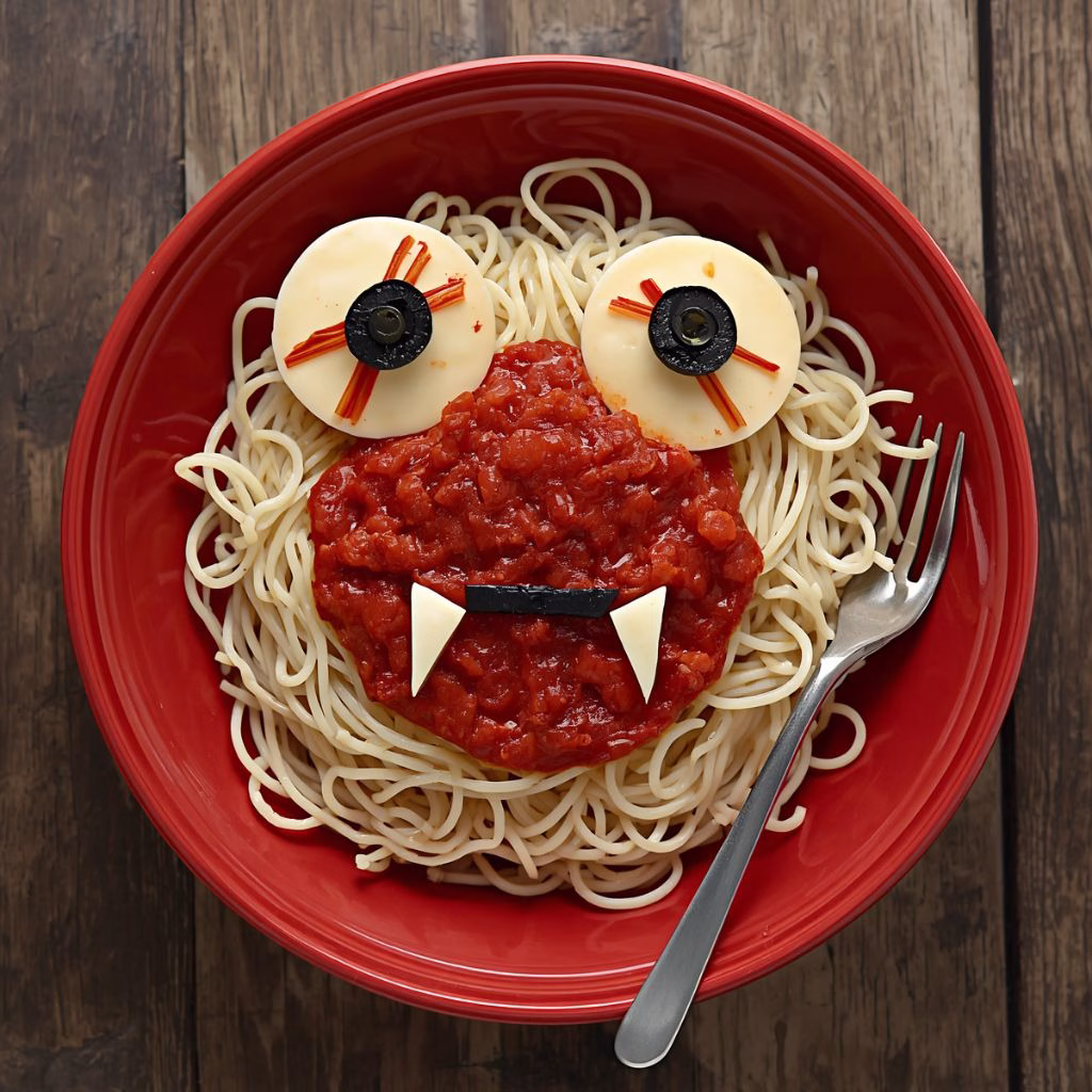 Halloween Spaghetti Monster Recipe
