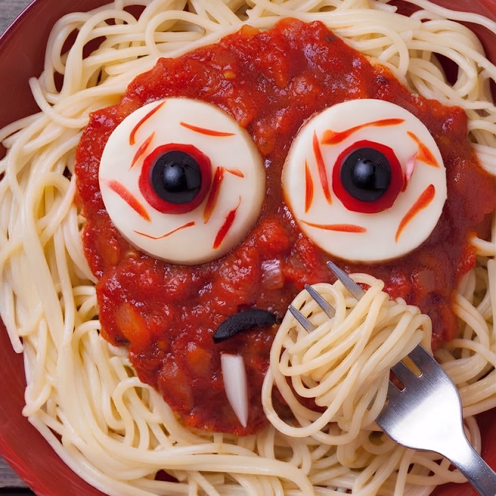 Halloween Spaghetti Monster Recipe