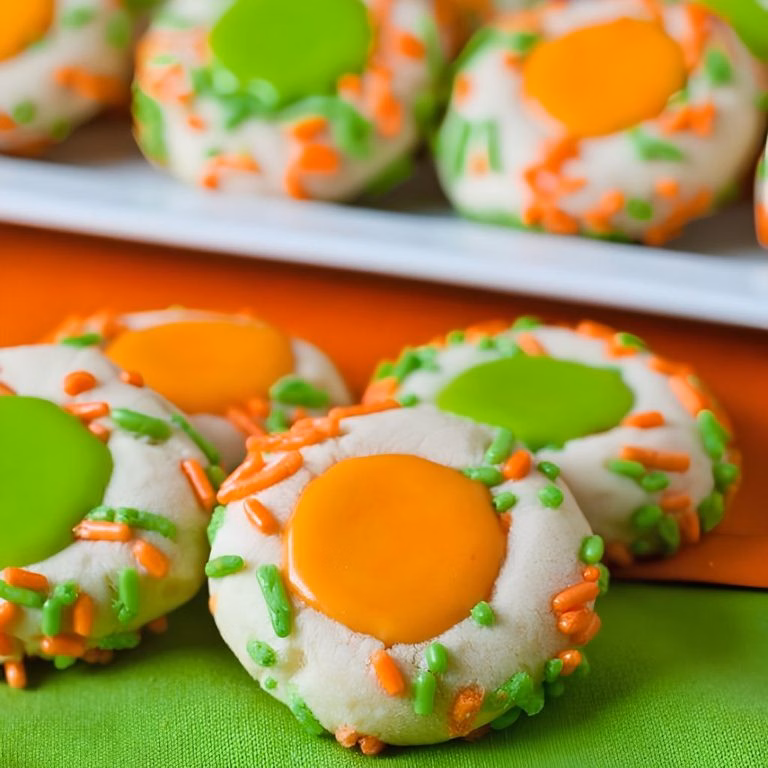 Halloween Thumbprint Cookies Recipe