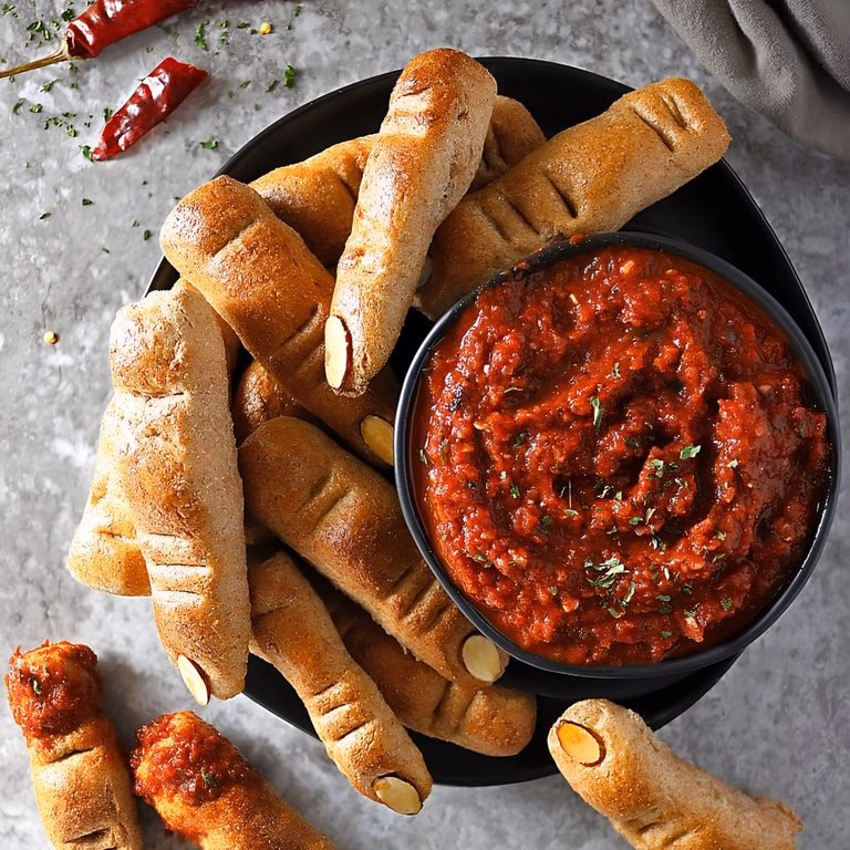 Halloween Witch Finger Breadsticks Recipe
