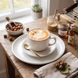 Homemade Hazelnut Latte Recipe