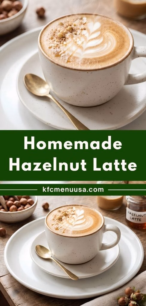 Homemade Hazelnut Latte Recipe