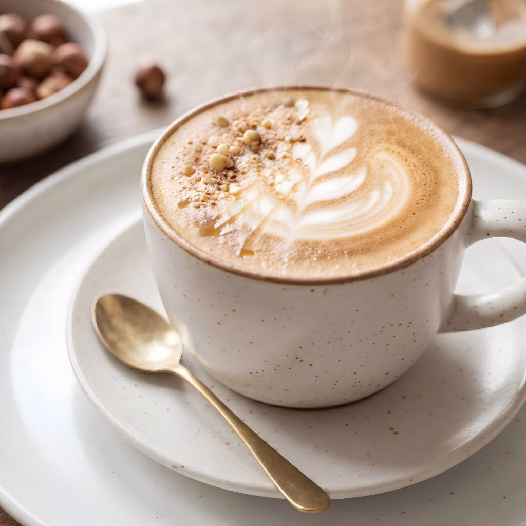Homemade Hazelnut Latte Recipe