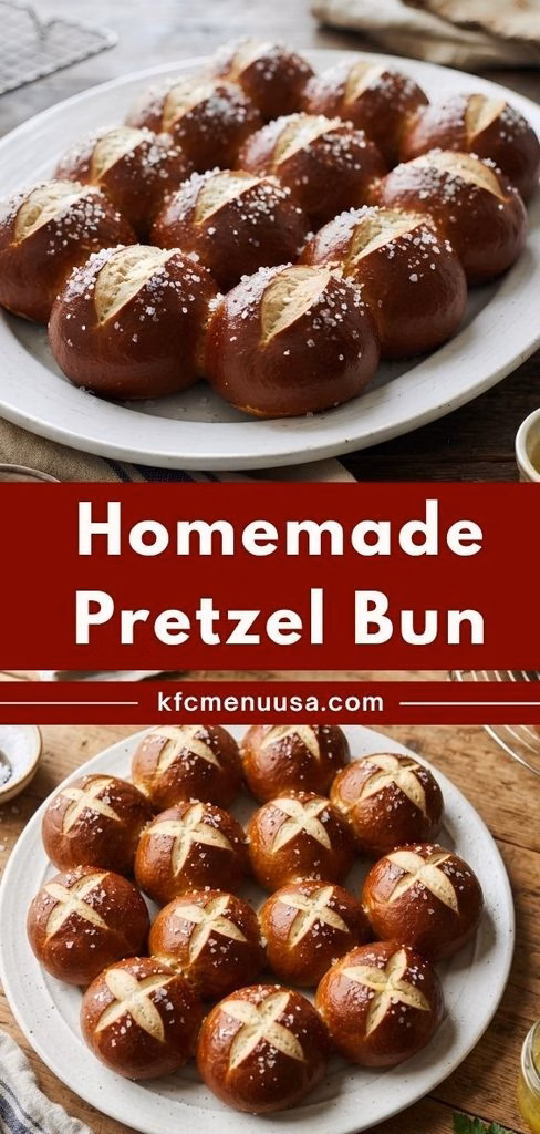 Homemade Pretzel Bun Recipe