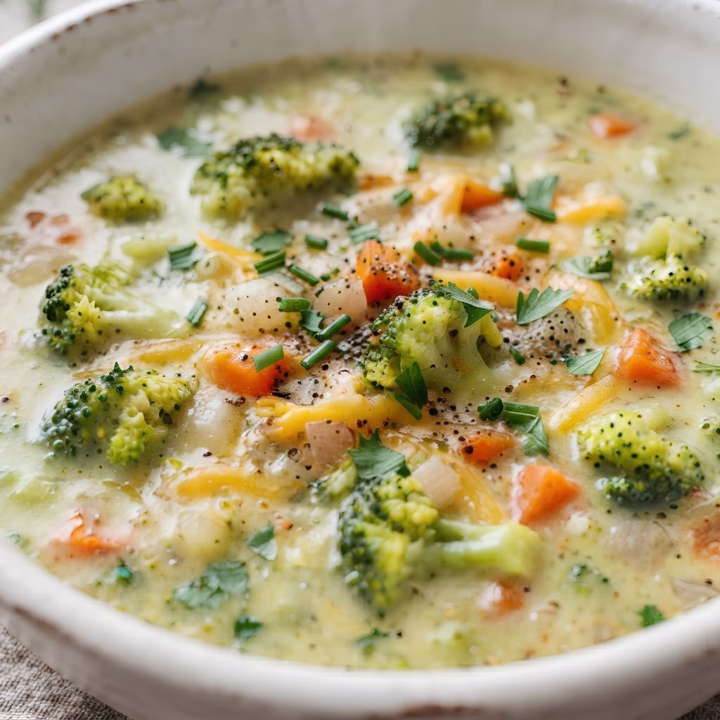 Instant Pot Broccoli Cheddar Soup Recipe