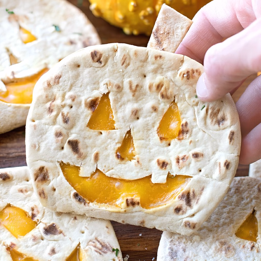 Jack O Lantern Quesadillas Recipe