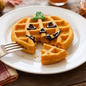 Jack O Lantern Waffles Recipe