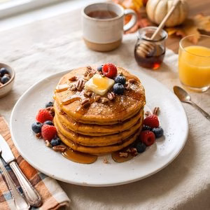 Keto Pumpkin Pancakes Recipe
