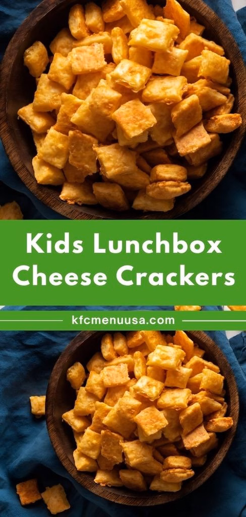 Kids Lunchbox Cheese Crackers Recipe