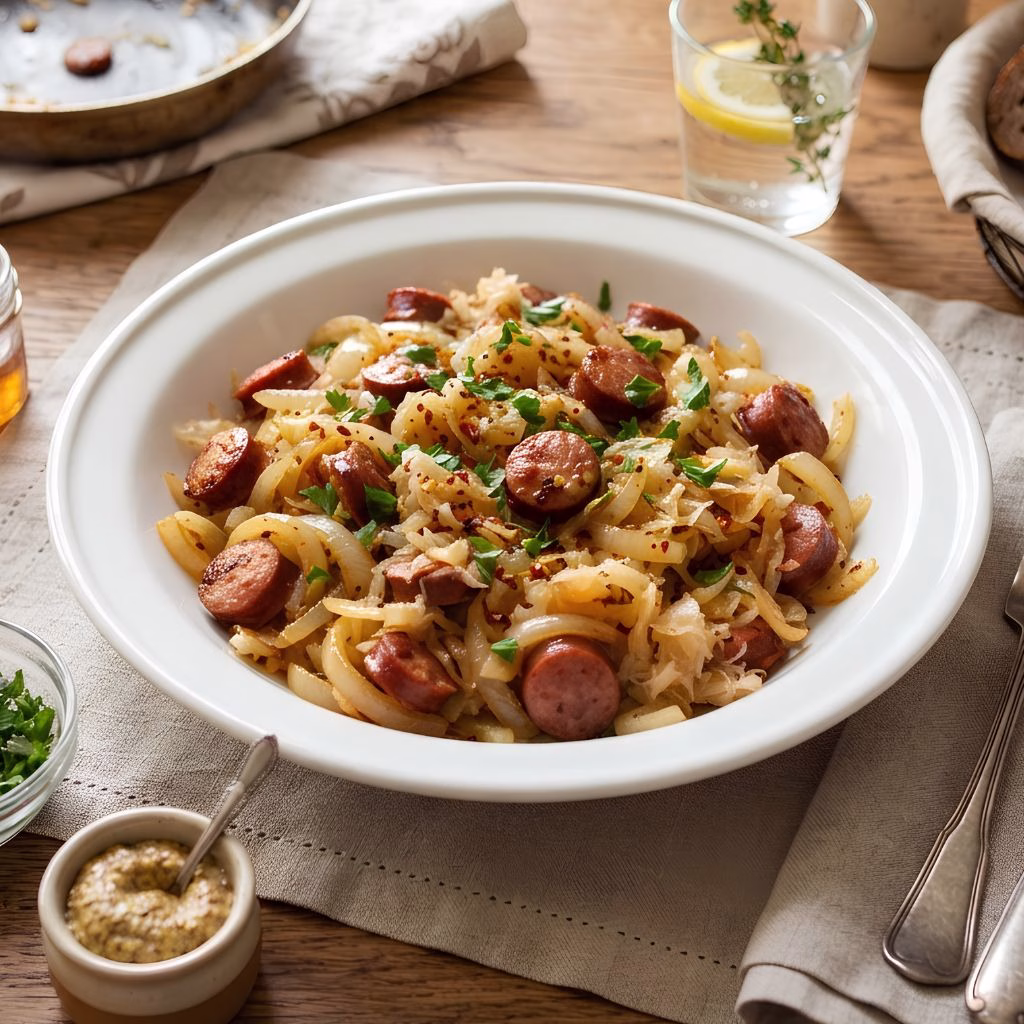 Kielbasa and Sauerkraut Recipe