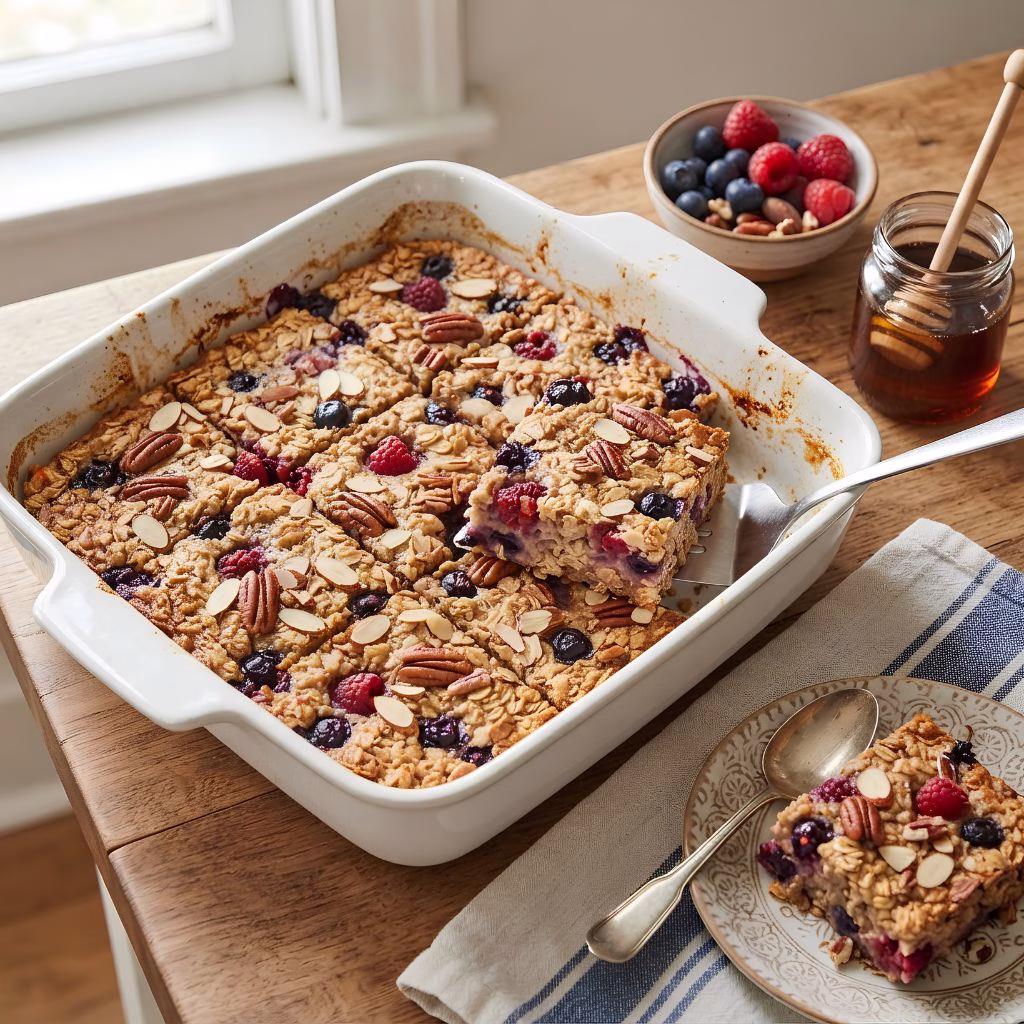 Make Ahead Baked Oatmeal Recipe