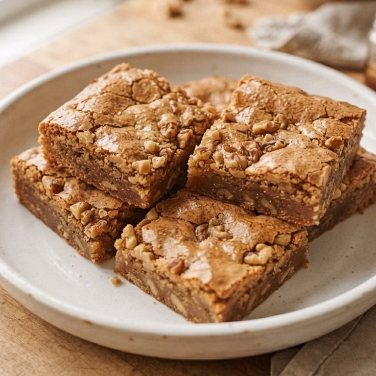 Maple Walnut Blondie Recipe