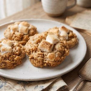 Marshmallow Rice Krispie Cookies Recipe
