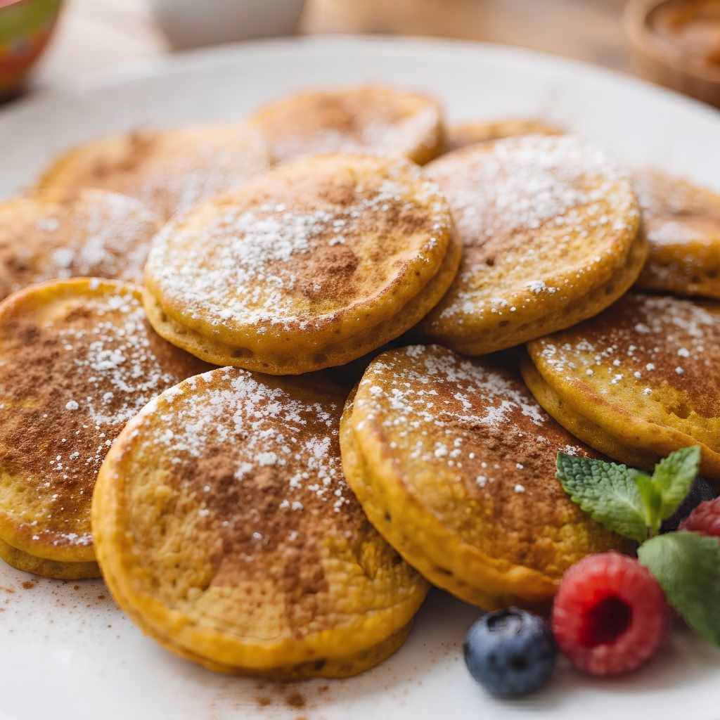 Mini Pumpkin Pancakes Recipe for Kids