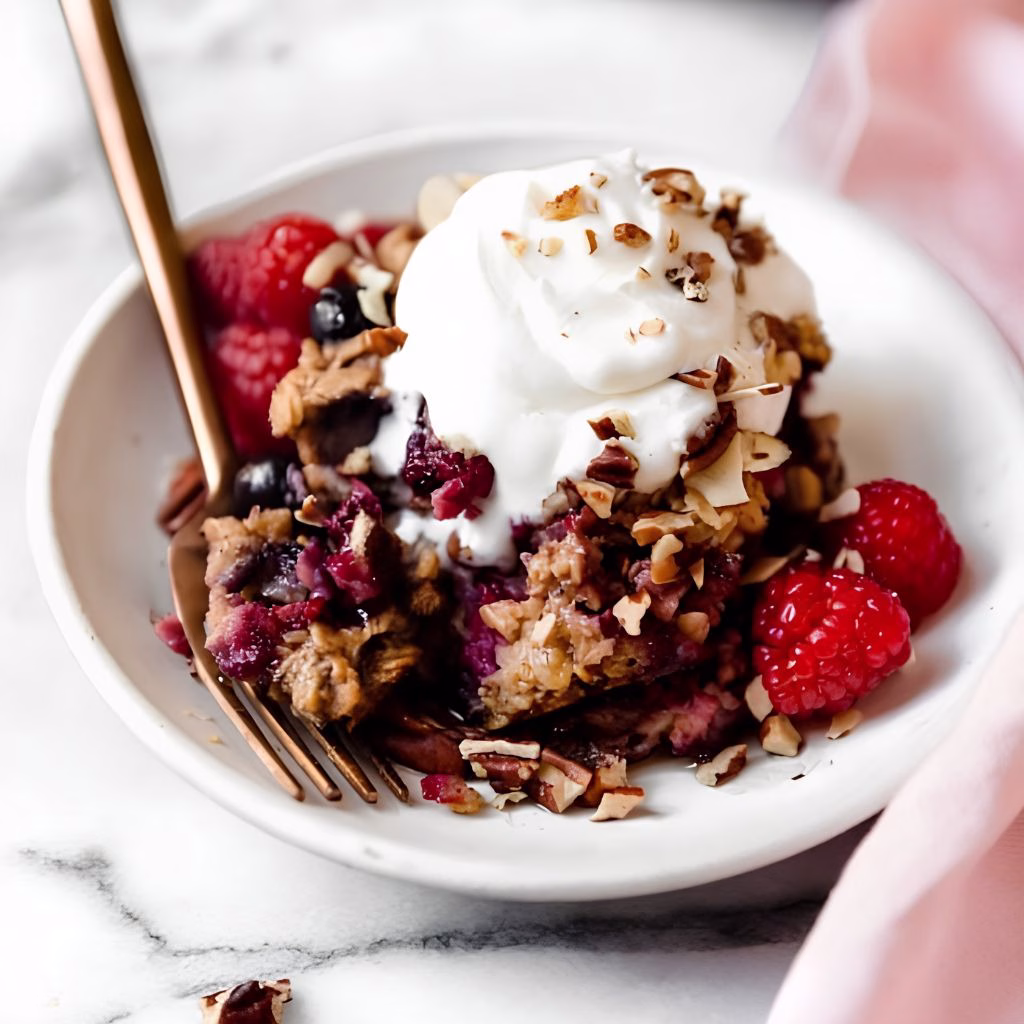 Mixed Berry Baked Oatmeal Recipe