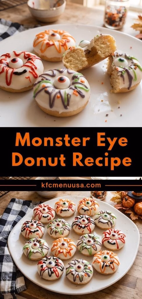 Monster Eyes Donuts Recipe