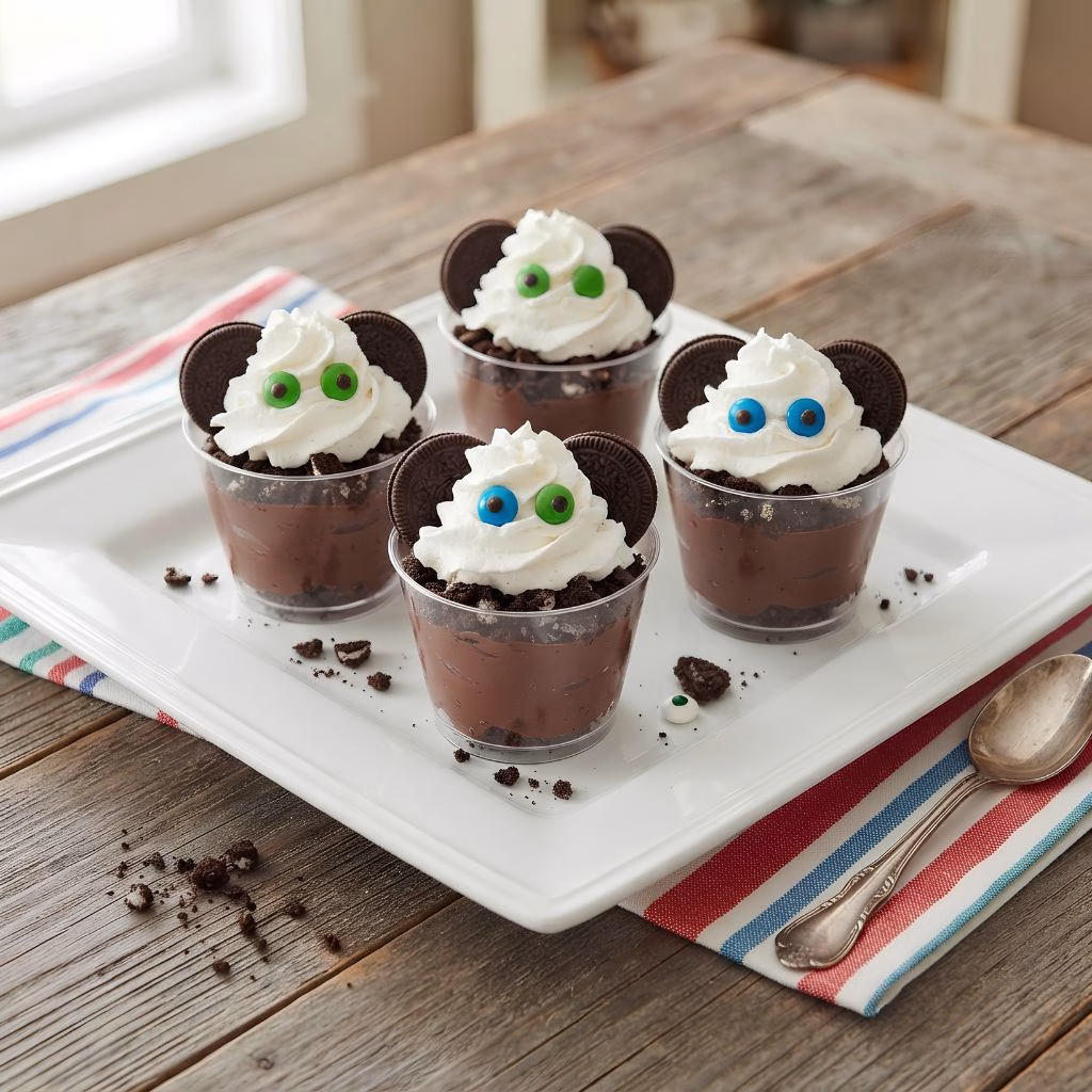Monster Mash Pudding Cups Recipe