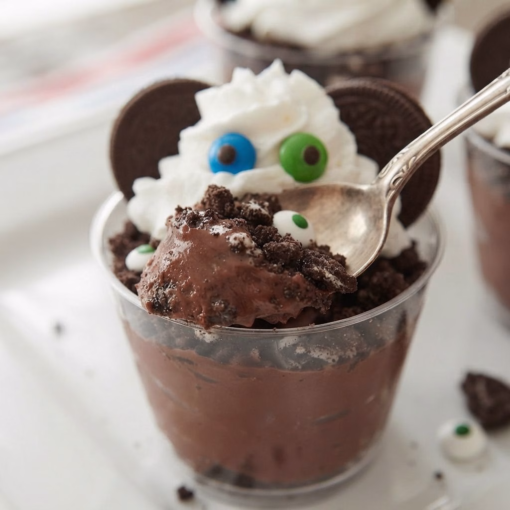 Monster Mash Pudding Cups Recipe