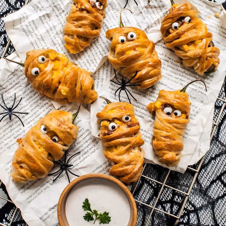 Mummy Jalapeño Poppers Recipe