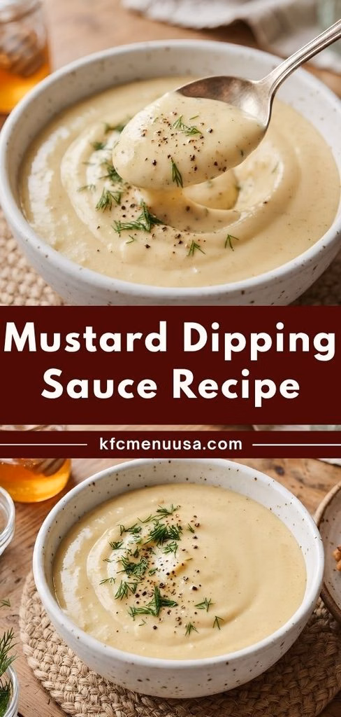 Mustard Dipping Sauce Recipe