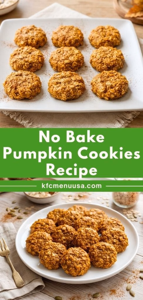 No Bake Pumpkin Cookies Recipe