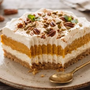 No Bake Pumpkin Lasagna Dessert Recipe