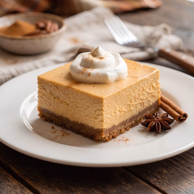No Bake Pumpkin Pie Bars Recipe