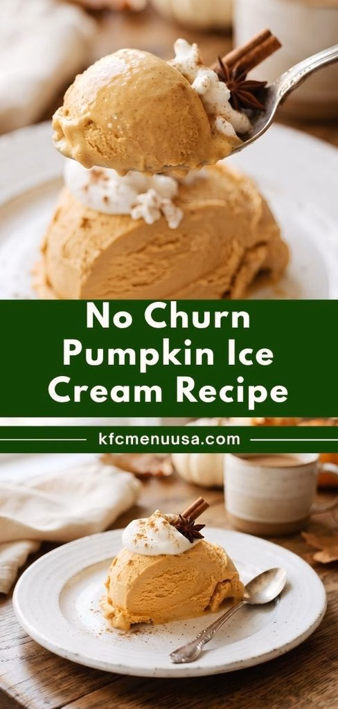 No Churn Pumpkin Ice Cream Recipe