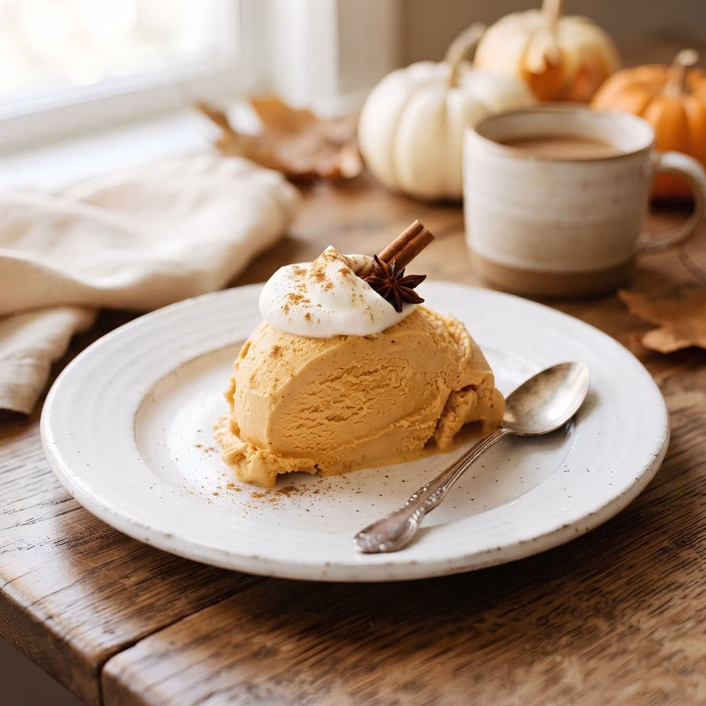 No Churn Pumpkin Ice Cream Recipe