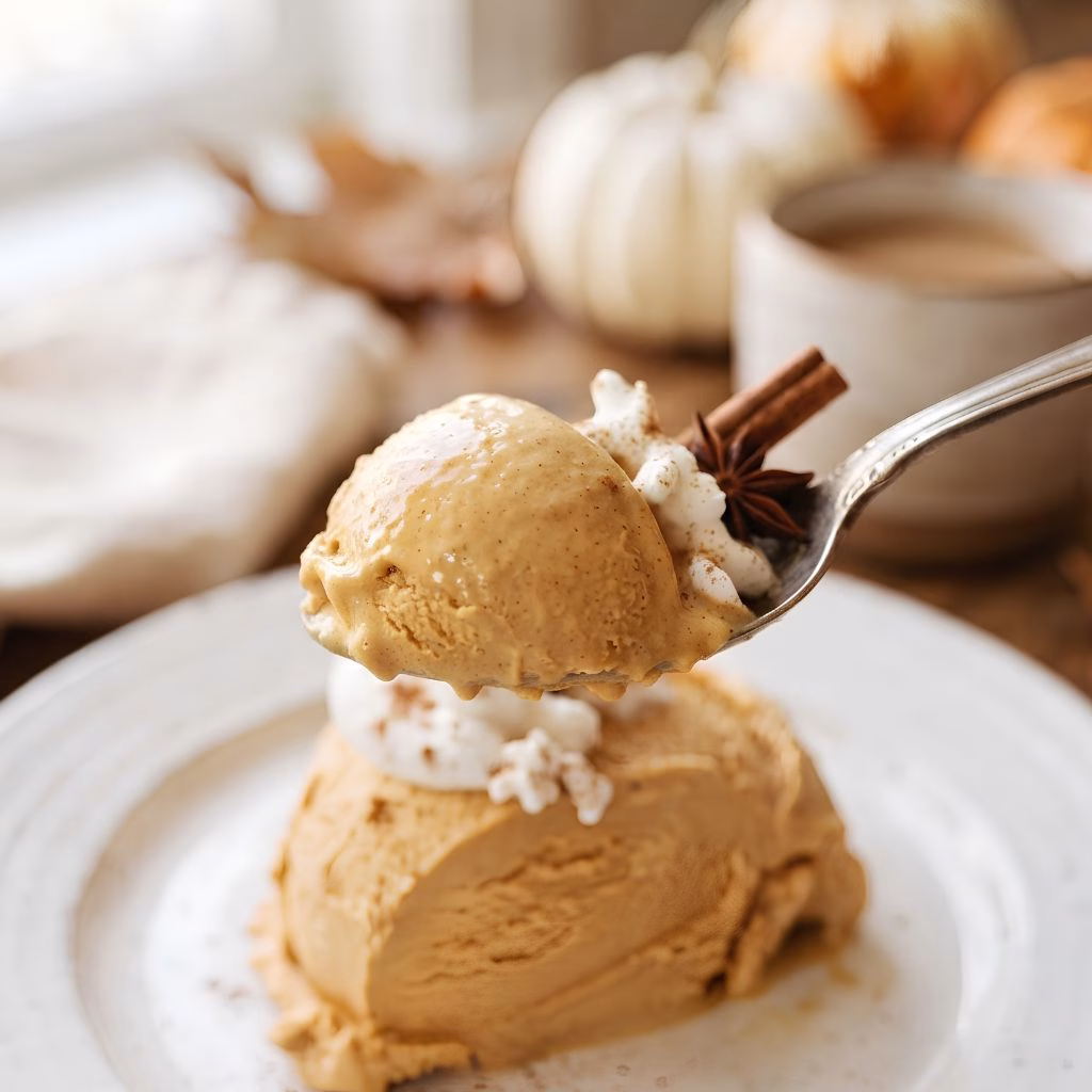 No Churn Pumpkin Ice Cream Recipe