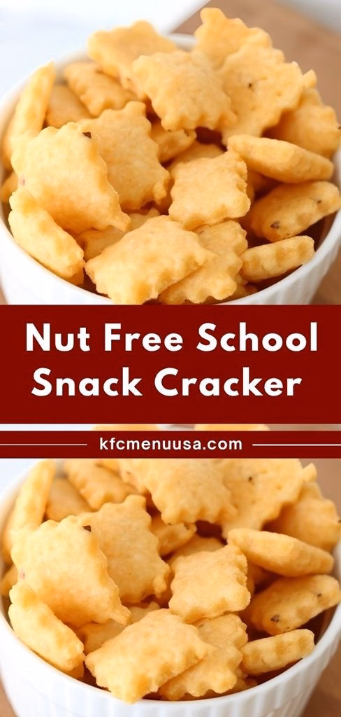 Nut-Free School Snack Crackers Recipe