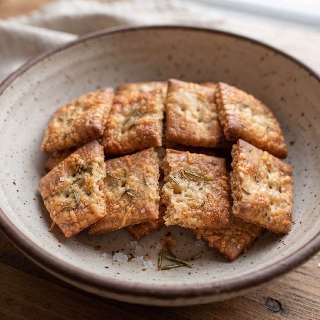 Parmesan Rosemary Crackers Recipe