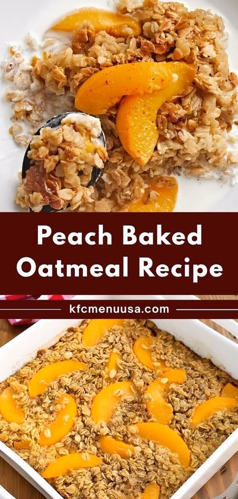 Peach Baked Oatmeal Recipe