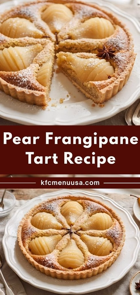 Pear Frangipane Tart Recipe