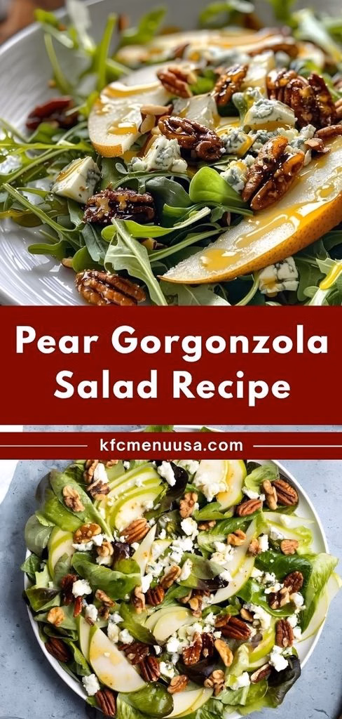 Pear Gorgonzola Salad Recipe