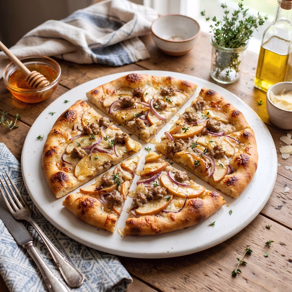 Pumpkin Apple Flatbread Recipe